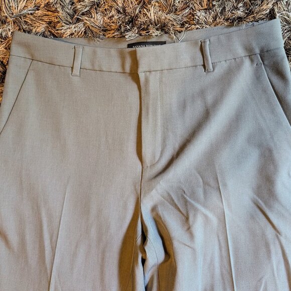 Banana Republic Factory Giovana Sculpted Bootcut Trousers Pants 8P NWOT Gray - Picture 6 of 14